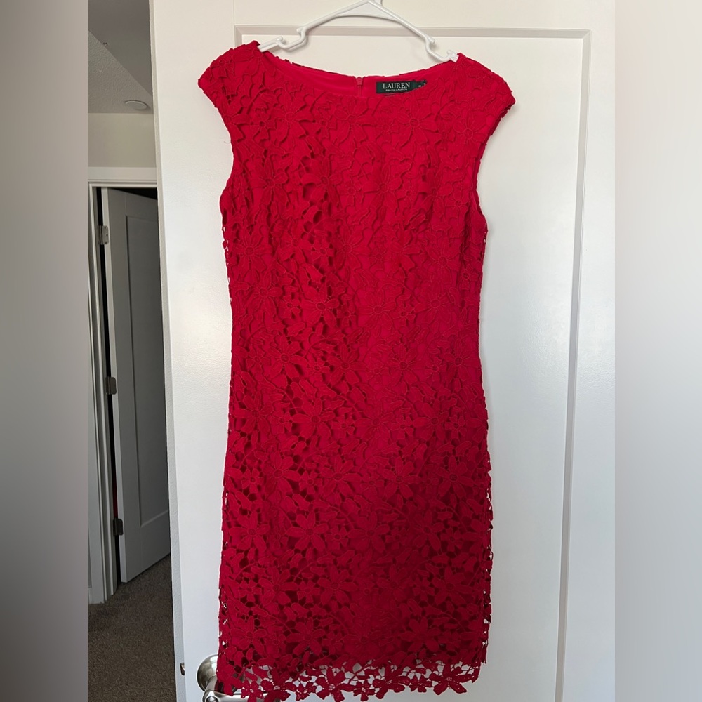 Red Ralph Lauren dress